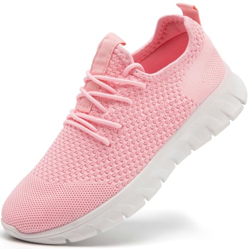 Damyuan Damen Sportschuhe Schuhe Sneaker Turnschuhe Laufschuhe Tennisschuhe lechit Fitnessschuhe Slip on Walkingschuhe rosa 39 von Damyuan