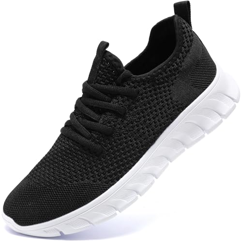 Damyuan Sneaker Herren Schuhe Laufschuhe Sportschuhe Turnschuhe Wanderschuhe atmungsaktiv leichte männer Tennisschuhe Freizeit Outdoor Fitnessschuhe schwarz 46 von Damyuan