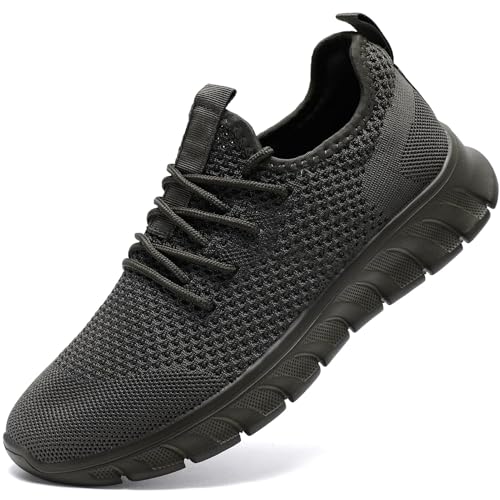 Damyuan Sportschuhe Herren Schuhe Sneaker Laufschuhe Turnschuhe Wanderschuhe Tennisschuhe atmungsaktiv leichte Gymnastikschuhe Freizeit straßenlaufschuhe Grau 46 von Damyuan