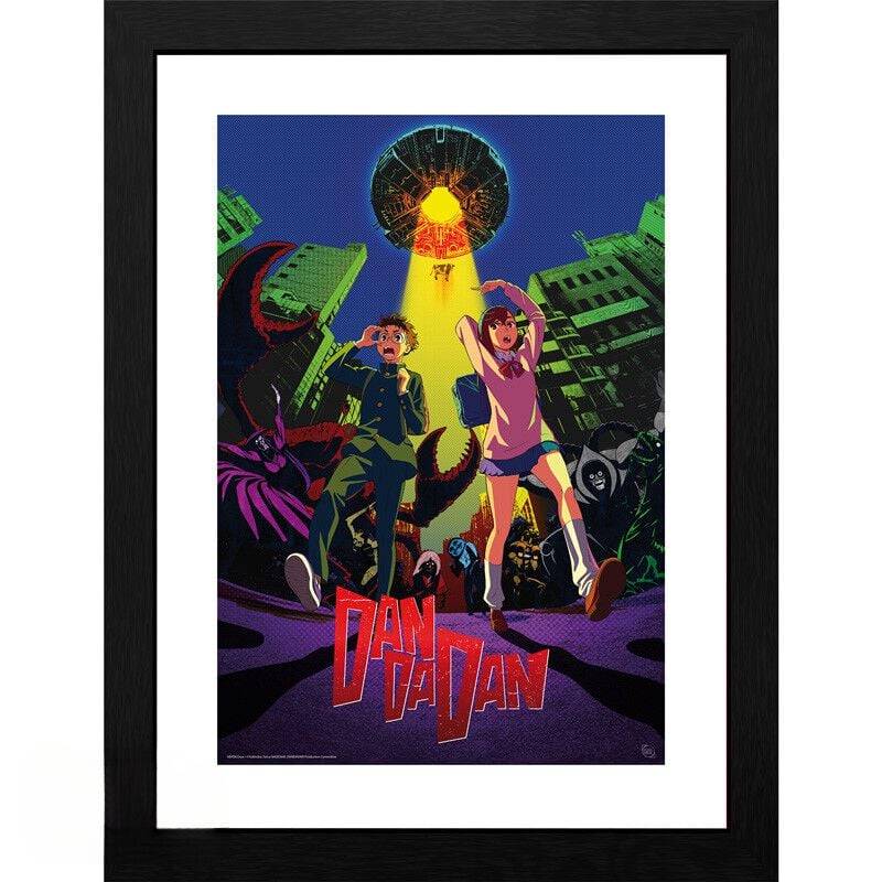 Dan Da Dan Framed print Cow abduction Gerahmtes Bild farbig von Dan Da Dan