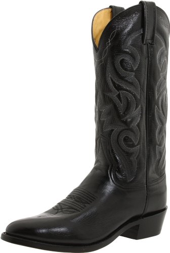 Dan Post Herren Milwaukee rundem Zehenbereich Traditionelle Cowboystiefel, Schwarz, 43 EU von Dan Post