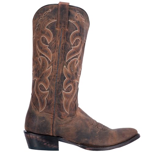 Dan Post Herren Renegade Round Toe Cowboy Boots Traditionelle Cowboystiefel, Bay Apache, 43 EU X-Weit von Dan Post
