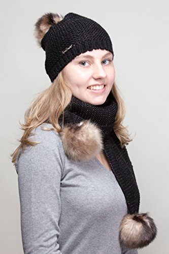 Bommelmütze DC-W-835-ein Set aus der Wintercollection von DanCarol
