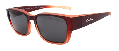 DanCarol DC-POL-2018-C4-B Die Überbrille, ideal für Brillenträger die auf Ihre normale Sehhilfe -Für Schmales Gesicht von DanCarol