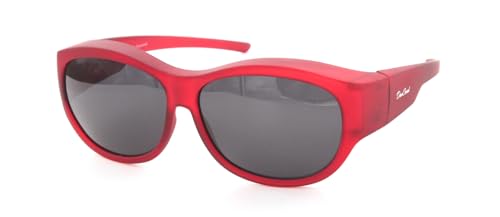 DanCarol DC-POL-2035-C3 Rot Überbrille -mit Polarisierte Gläser von DanCarol
