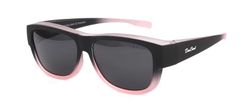 DanCarol DC-POL-2043-C5-Pink-(C2)-Für Schmales Gesicht Die Überbrille, ideal für Brillenträger -mit Polarisierte Gläser von DanCarol