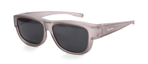 DanCarol DC-POL-2043-C7-Grau-(C4-)-Für Schmales Gesicht Die Überbrille, ideal für Brillenträger -mit Polarisierte Gläser von DanCarol