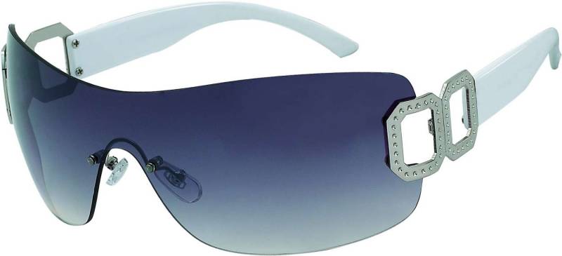 DanCarol Sonnenbrille DC-220- für Damen- das Gestell ist mit auffälligen Metallaplikationen von DanCarol