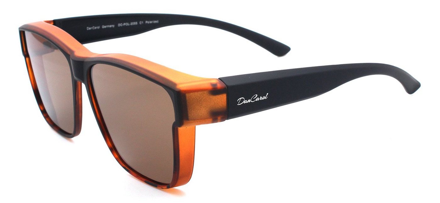 DanCarol Sonnenbrille DC-POL-2055-C2Überbrille Für Große FASSUNG- Polarisierte Gläser Überbrille, ideal für Brillenträger von DanCarol