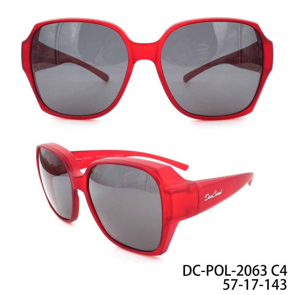 DanCarol Sonnenbrille DC-POL-2063-Überbrillen mit Polarisierte Gläser von DanCarol