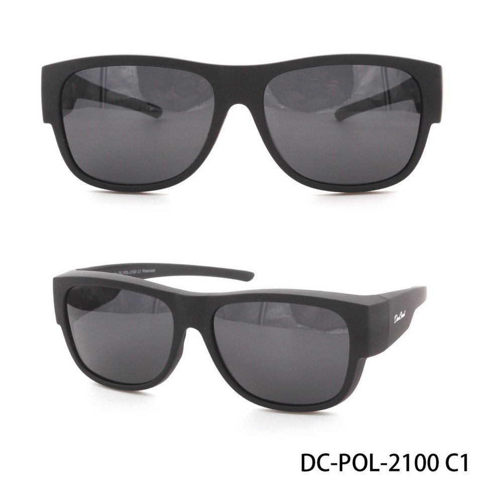 DanCarol Sonnenbrille DC-POL-2100--Überbrille -Mit Polarisierte Gläser Die Überbrille, ideal für Brillenträger von DanCarol