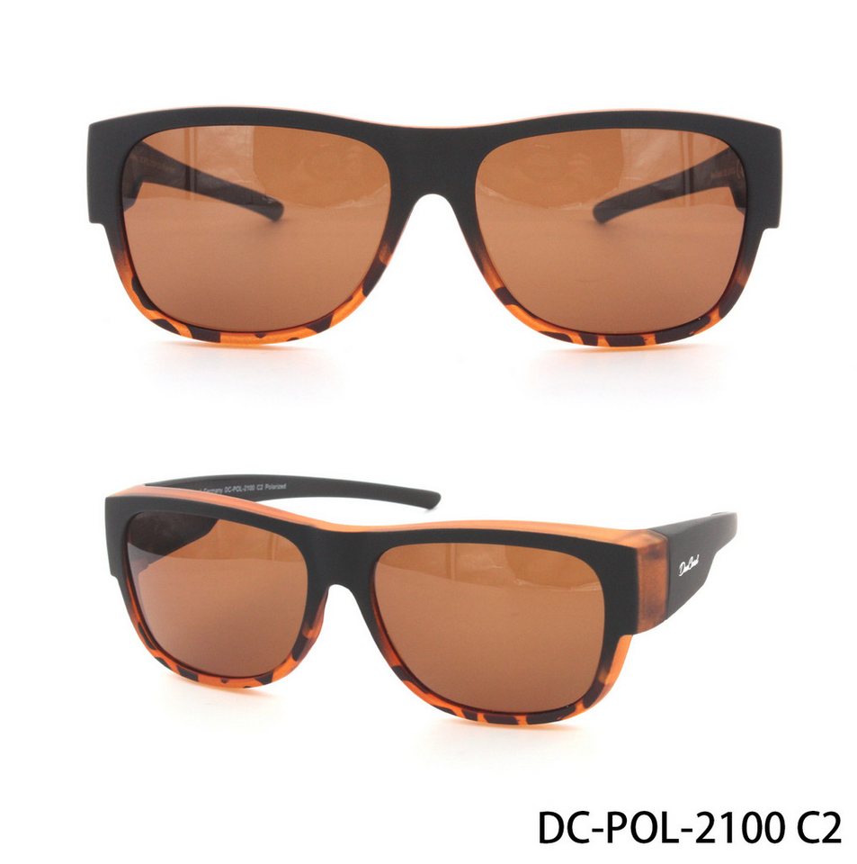 DanCarol Sonnenbrille DC-POL-2100--Überbrille -Mit Polarisierte Gläser Die Überbrille, ideal für Brillenträger von DanCarol