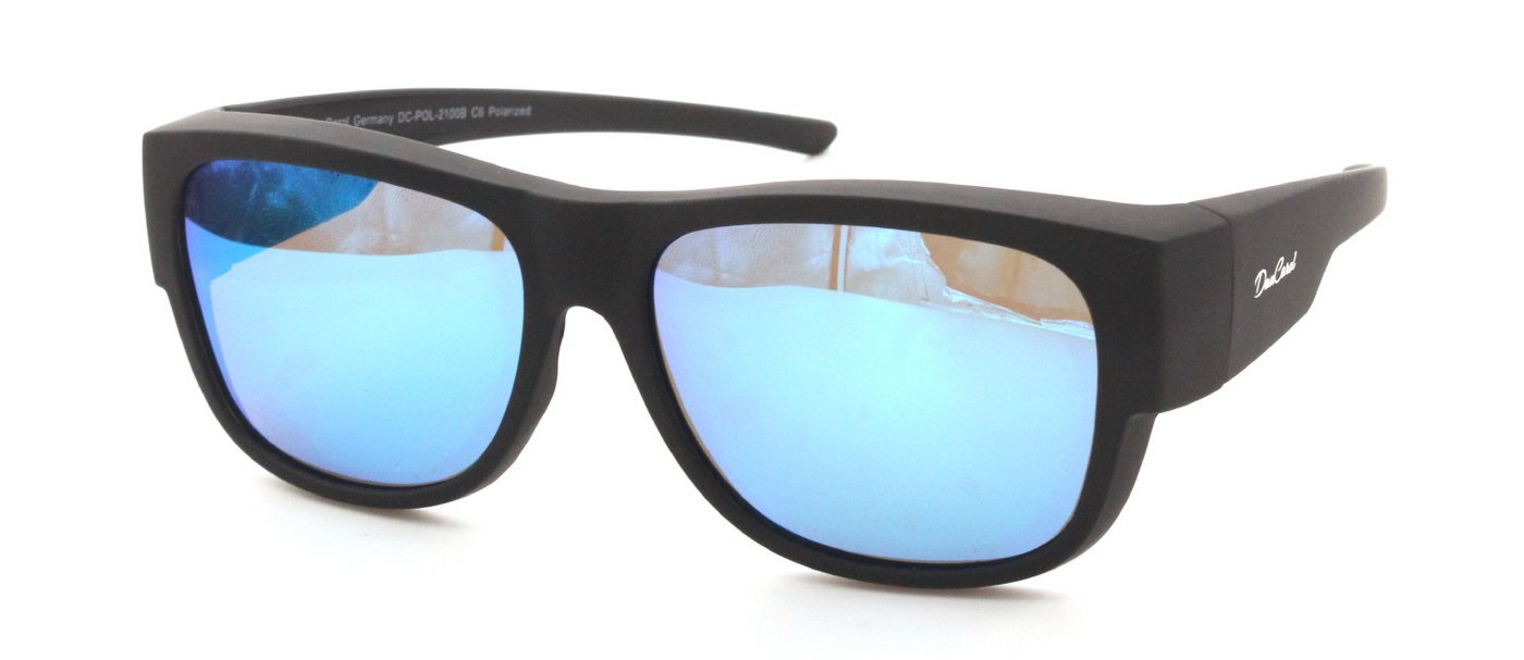 DanCarol Sonnenbrille DC-POL-2100B- Die Überbrille mit Polarisierte Gläser bestens zum Autofahren, Angeln, Skifahren von DanCarol