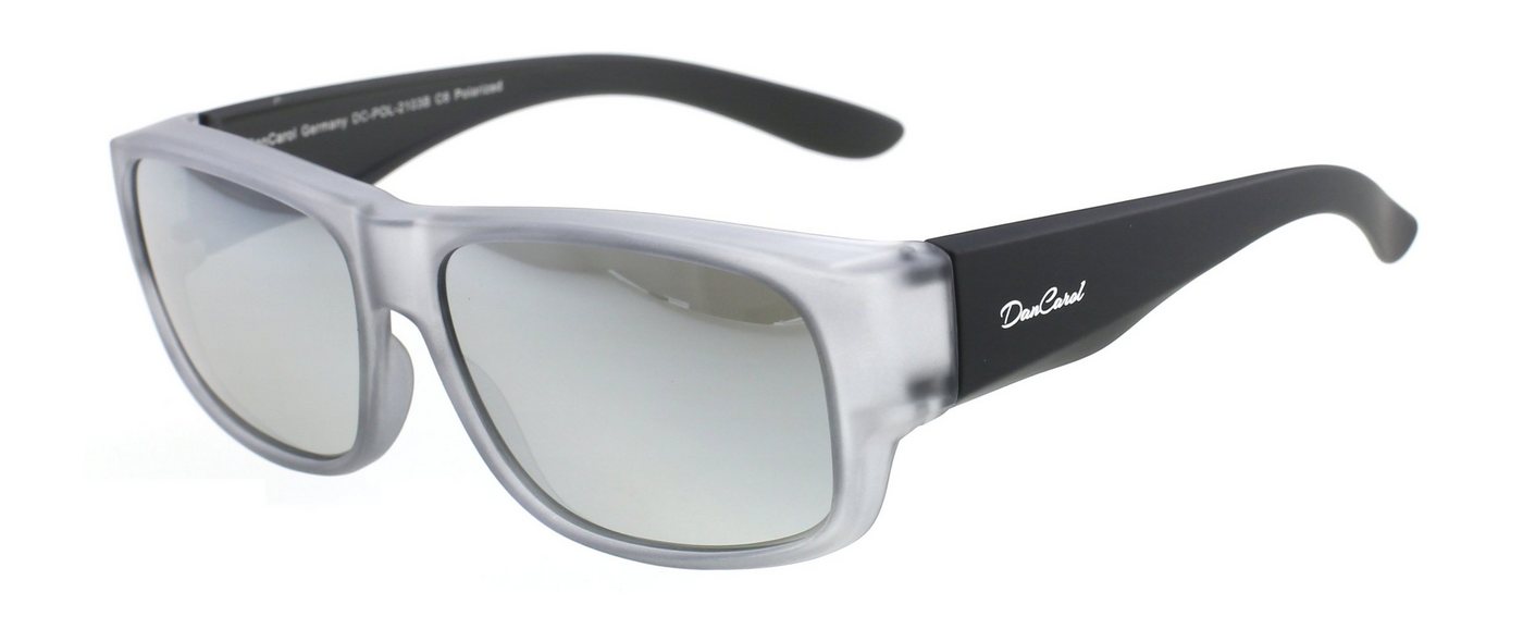 DanCarol Sonnenbrille DC-POL-2103B- Überbrillen -Mit Polarisierten Gläser bestens zum Autofahren, Angeln, Skifahren, Schwimmen von DanCarol