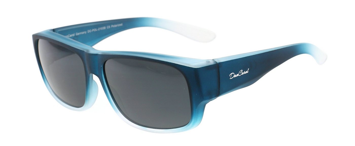 DanCarol Sonnenbrille DC-POL-2103B- Überbrillen -Mit Polarisierten Gläser bestens zum Autofahren, Angeln, Skifahren, Schwimmen von DanCarol