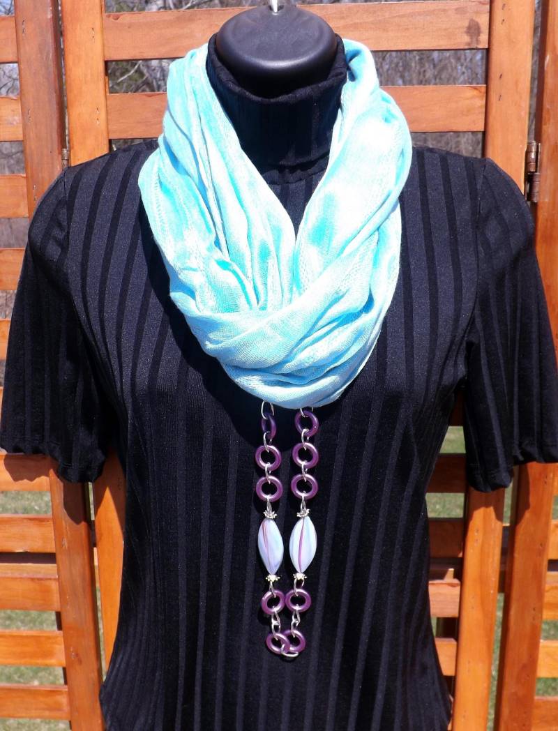 Scarf-Lace Hellblau W/ Scarf-Lace Hellblau W/ von DanDeeCreationsShop
