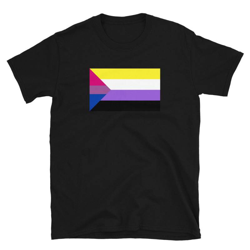Bi Nonbinary Flagge Farben | Unisex T-Shirt von DanRepasky