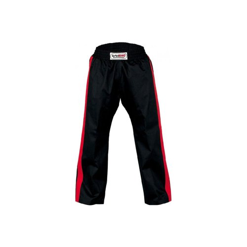 DANRHO Kampfsport Hose "Freestyle", Schwarz/Rot Danrho 160 cm von DanRho