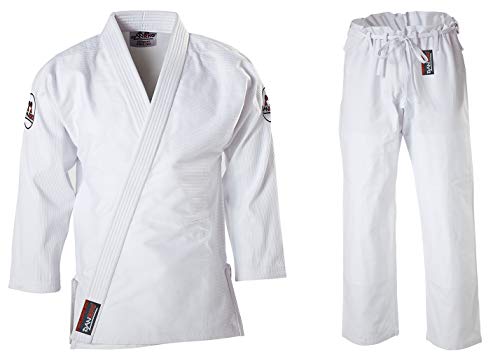 DanRho Ju Jutsu Anzug Fight Light 350 Pearl Wave Gi für Damen & Herren JJIF Approved von DanRho