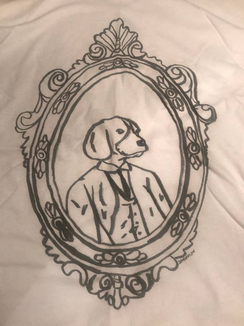 Cynocephaly Porträt-T-Shirt Cynocephaly Porträt-T-Shirt von DanRobertsArt