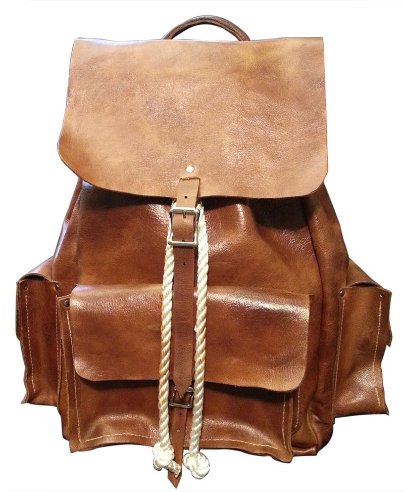 Handgemachte Leder Rucksack Handgemachte Leder Rucksack von DanTheLefty