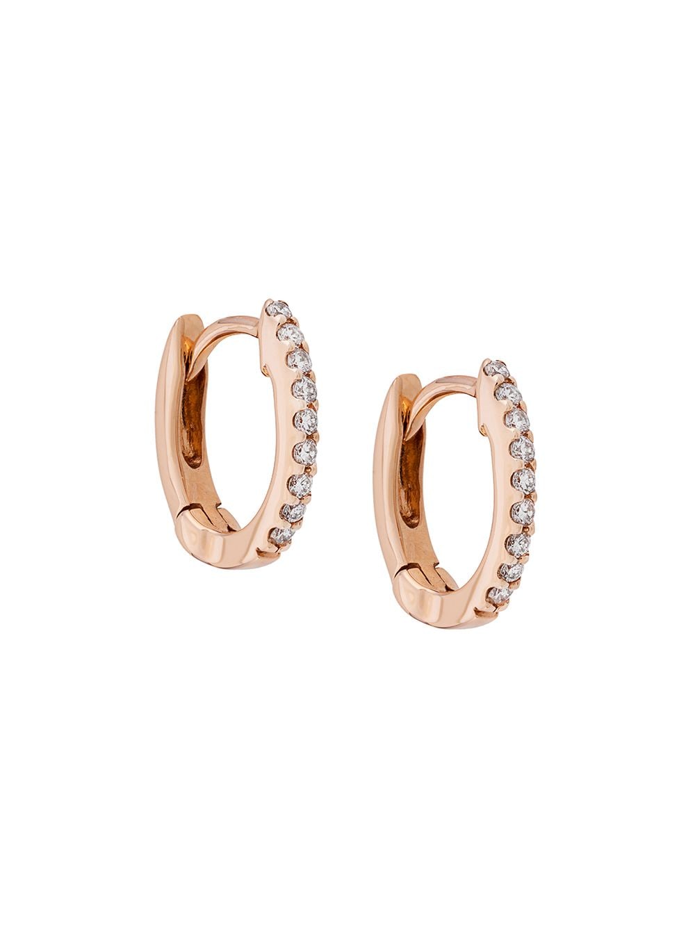 Dana Rebecca Designs 14kt 'DRD' Rotgoldohrringe mit Diamanten von Dana Rebecca Designs