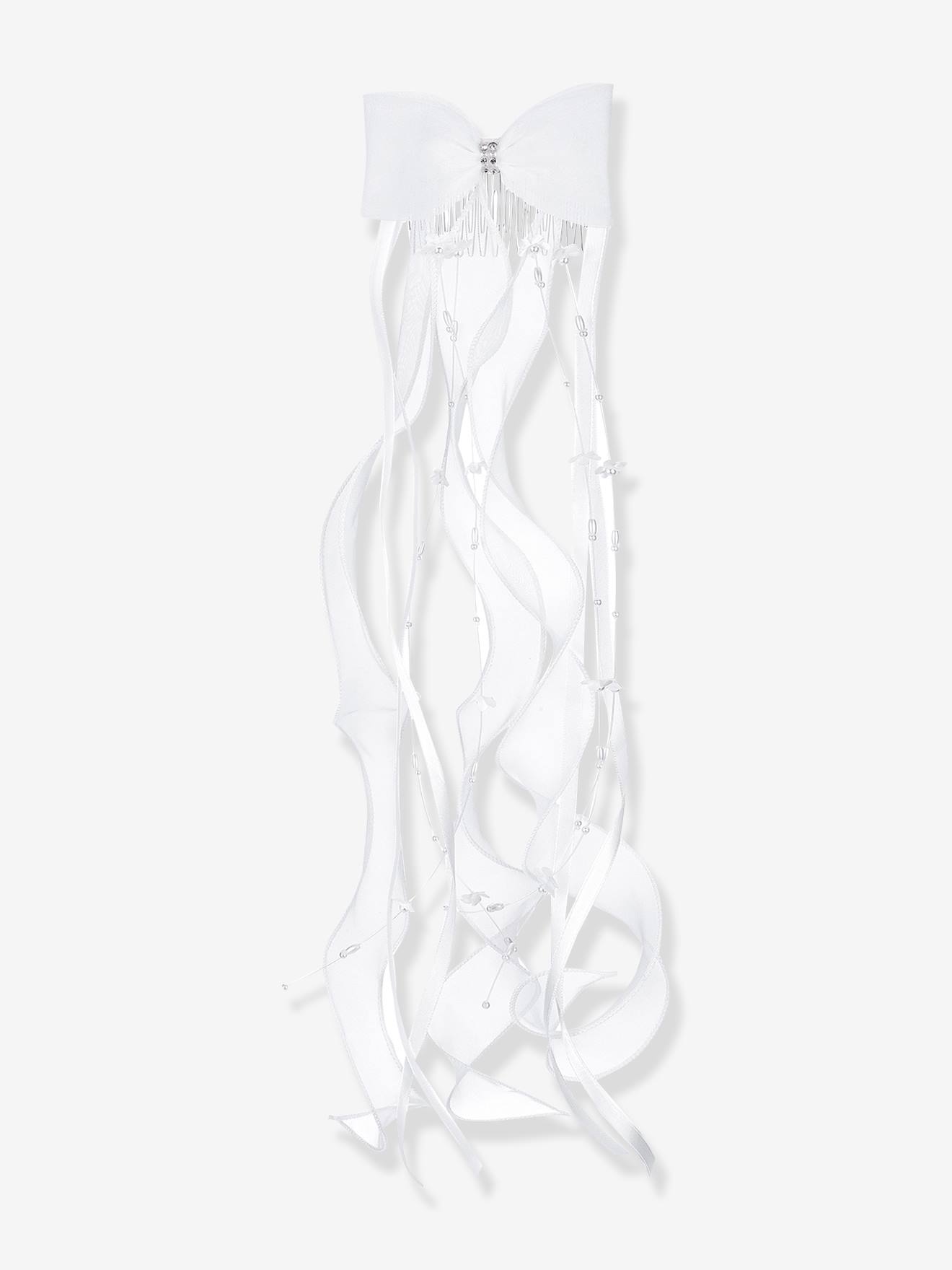 Haargesteck DAITHNE mit Organza-Schleife und Korkenzieherbändern Mädchen DANAMADE von Danamade