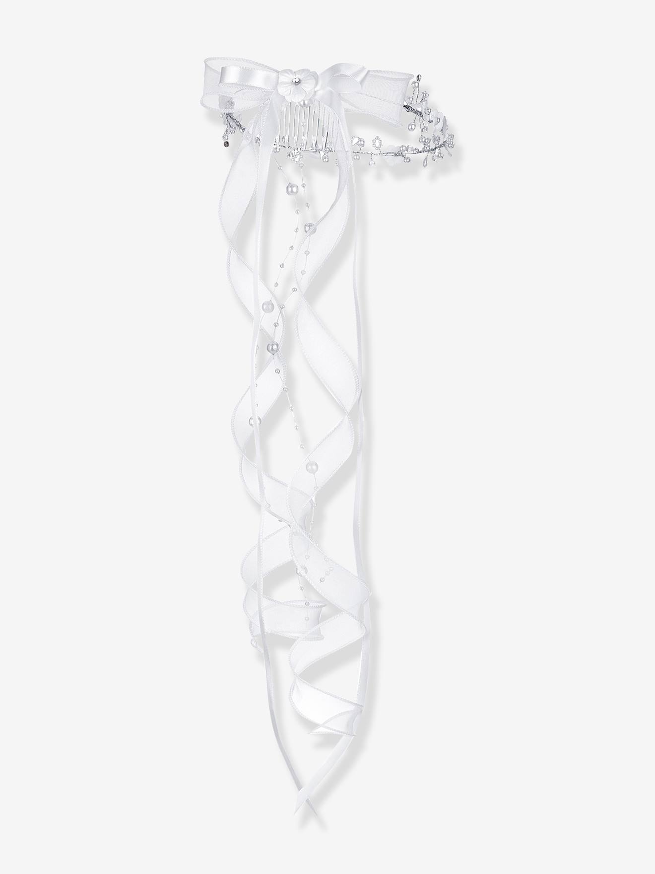 Haarkranz DFOTINI mit Blumen und Perlen Mädchen DANAMADE von Danamade