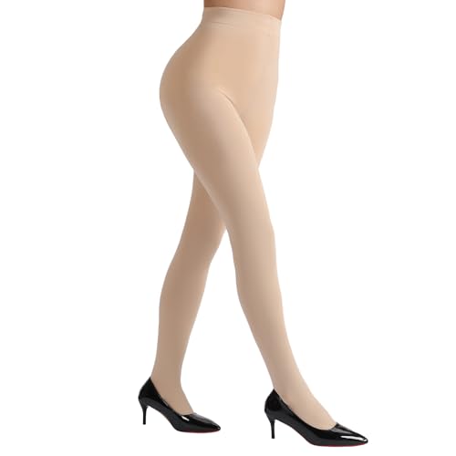 DancMolly Thermo Strumpfhosen Damen winter, Ultrawarm Blickdichte Fleece Gefütterte Strumpfhose Hohe Taille von DancMolly