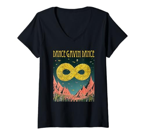 Damen Dance Gavin Dance - Mothership - Dance Gavin Dance Merch T-Shirt mit V-Ausschnitt Damen Dance Gavin Dance - Mothership - Dance Gavin Dance Merch T-Shirt mit V-Ausschnitt von Dance Gavin Dance Merch