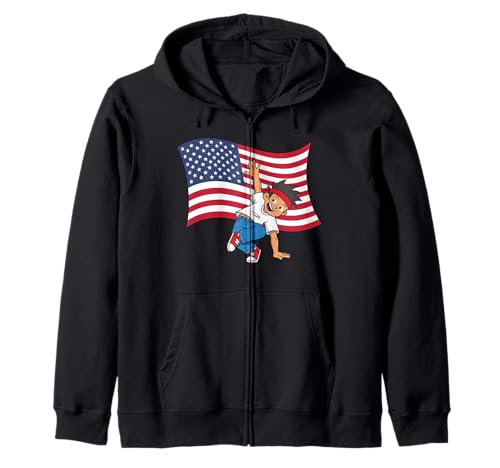USA National Dance Day Geschenk für Tänzer Männer Jungen Kinder Ehemann Kapuzenjacke USA National Dance Day Geschenk für Tänzer Männer Jungen Kinder Ehemann Kapuzenjacke von Dance Lover Dancing Competition Graphic Design