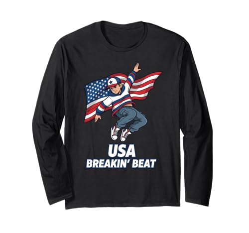 USA National Dance Day Geschenk für Tänzer Männer Jungen Kinder Ehemann Langarmshirt USA National Dance Day Geschenk für Tänzer Männer Jungen Kinder Ehemann Langarmshirt von Dance Lover Dancing Competition Graphic Design