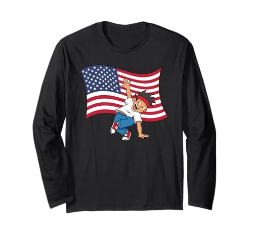 USA National Dance Day Geschenk für Tänzer Männer Jungen Kinder Ehemann Langarmshirt USA National Dance Day Geschenk für Tänzer Männer Jungen Kinder Ehemann Langarmshirt von Dance Lover Dancing Competition Graphic Design