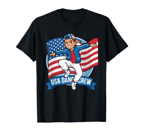 USA National Dance Day Geschenk für Tänzer Männer Jungen Kinder Ehemann T-Shirt USA National Dance Day Geschenk für Tänzer Männer Jungen Kinder Ehemann T-Shirt von Dance Lover Dancing Competition Graphic Design