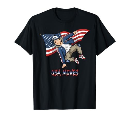 USA National Dance Day Geschenk für Tänzer Männer Jungen Kinder Ehemann T-Shirt USA National Dance Day Geschenk für Tänzer Männer Jungen Kinder Ehemann T-Shirt von Dance Lover Dancing Competition Graphic Design