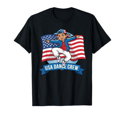 USA National Dance Day Geschenk für Tänzer Männer Jungen Kinder Ehemann T-Shirt USA National Dance Day Geschenk für Tänzer Männer Jungen Kinder Ehemann T-Shirt von Dance Lover Dancing Competition Graphic Design
