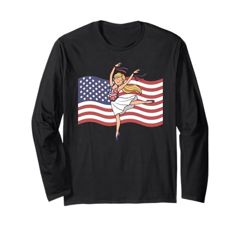 USA National Dance Day Geschenk für Tänzerin, Frauen, Mädchen, Mutter, Ehefrau Langarmshirt USA National Dance Day Geschenk für Tänzerin, Frauen, Mädchen, Mutter, Ehefrau Langarmshirt von Dance Lover Dancing Competition Graphic Design