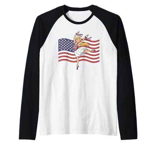 USA National Dance Day Geschenk für Tänzerin, Frauen, Mädchen, Mutter, Ehefrau Raglan USA National Dance Day Geschenk für Tänzerin, Frauen, Mädchen, Mutter, Ehefrau Raglan von Dance Lover Dancing Competition Graphic Design