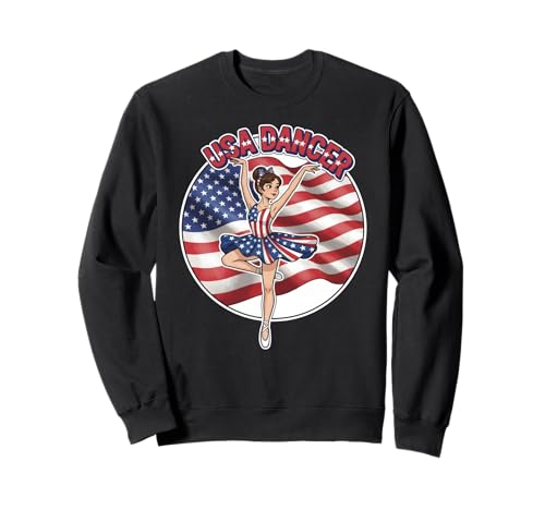 USA National Dance Day Geschenk für Tänzerin, Frauen, Mädchen, Mutter, Ehefrau Sweatshirt USA National Dance Day Geschenk für Tänzerin, Frauen, Mädchen, Mutter, Ehefrau Sweatshirt von Dance Lover Dancing Competition Graphic Design