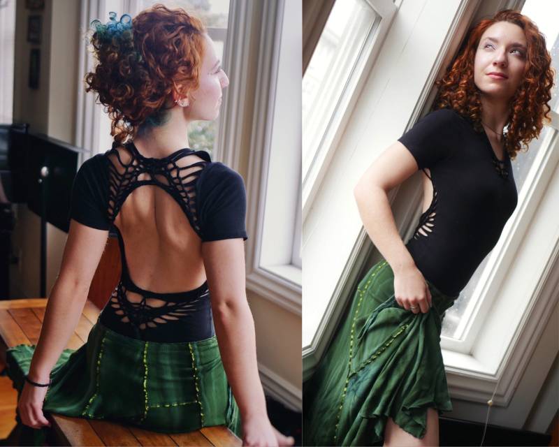 Liliana Body | Offener Rücken Bodysuit, Geflochtener Pixie Festival Kleidung Für Frauen Liliana Body | Offener Rücken Bodysuit, Geflochtener Pixie Festival Kleidung Für Frauen von DanceWeaver