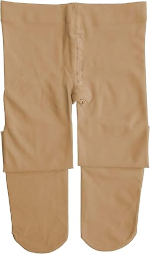 Dancina Mädchen Ballett Strumpfhose Ultra-Stretch Mikrofaser M (122-140) Caramel von Dancina