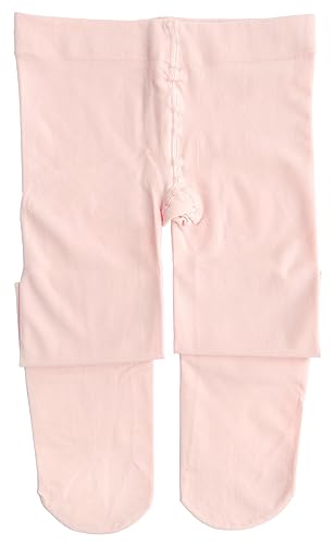 Dancina Mädchen Ballett Strumpfhose Ultra-Stretch Mikrofaser M (122-140) Rosé-Apricot von Dancina