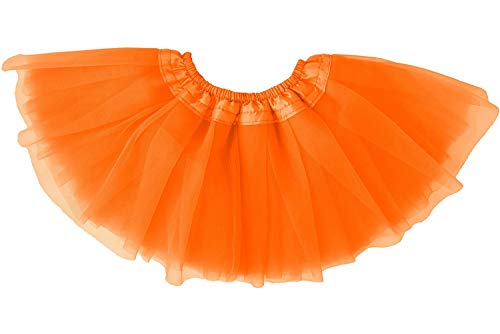 Dancina Mädchen Tüllrock Tutu Ballettrock Classic 8-13 Jahre Orange von Dancina