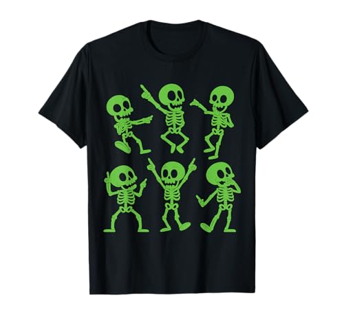 Tanzende Skelette Halloween Challenge Kinder Shirt T-Shirt Tanzende Skelette Halloween Challenge Kinder Shirt T-Shirt von Dancing Skeleton Dance Challenge Halloween Tees