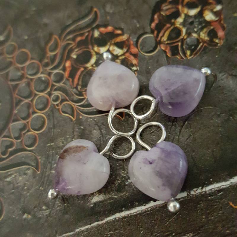 Interchangeable Bauch Ring Amethyst Herz Körper Piercing Schmuck Abnehmbare Lila Charms Swap & Drop Wechselbare Bar Charme Interchangeable Bauch Ring Amethyst Herz Körper Piercing Schmuck Abnehmbare Lila Charms Swap & Drop Wechselbare Bar Charme von DancingGypsies