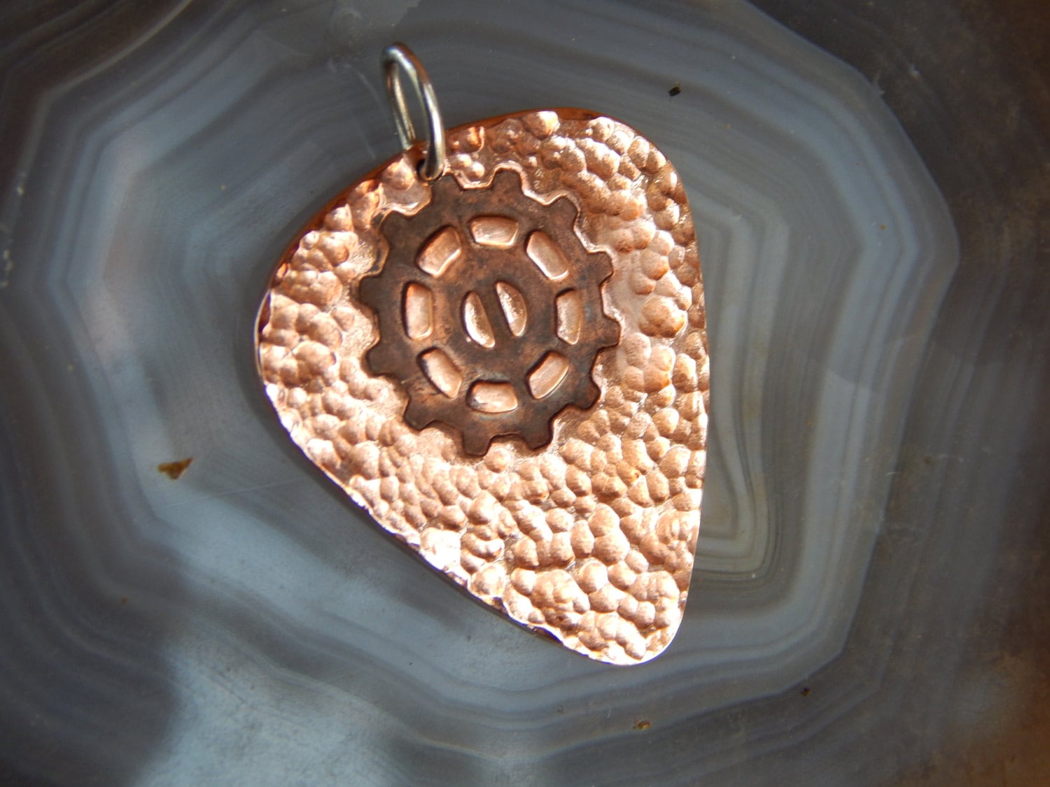 Kupfer Plektrum Halsketten-Charme Kupfer Plektrum Halsketten-Charme von DancingMantisJewelry