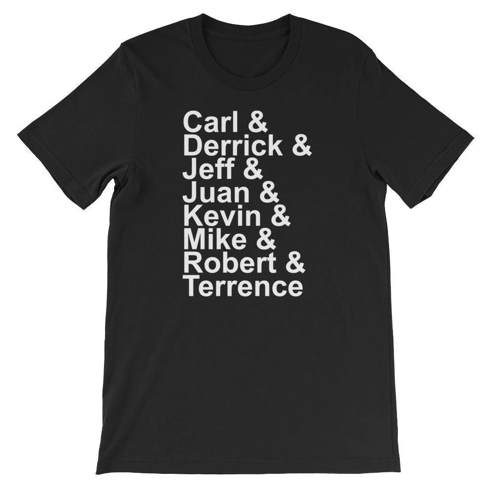 Detroit Techno Names Kurzarm Unisex T-Shirt Detroit Techno Names Kurzarm Unisex T-Shirt von DancingOnYourRave