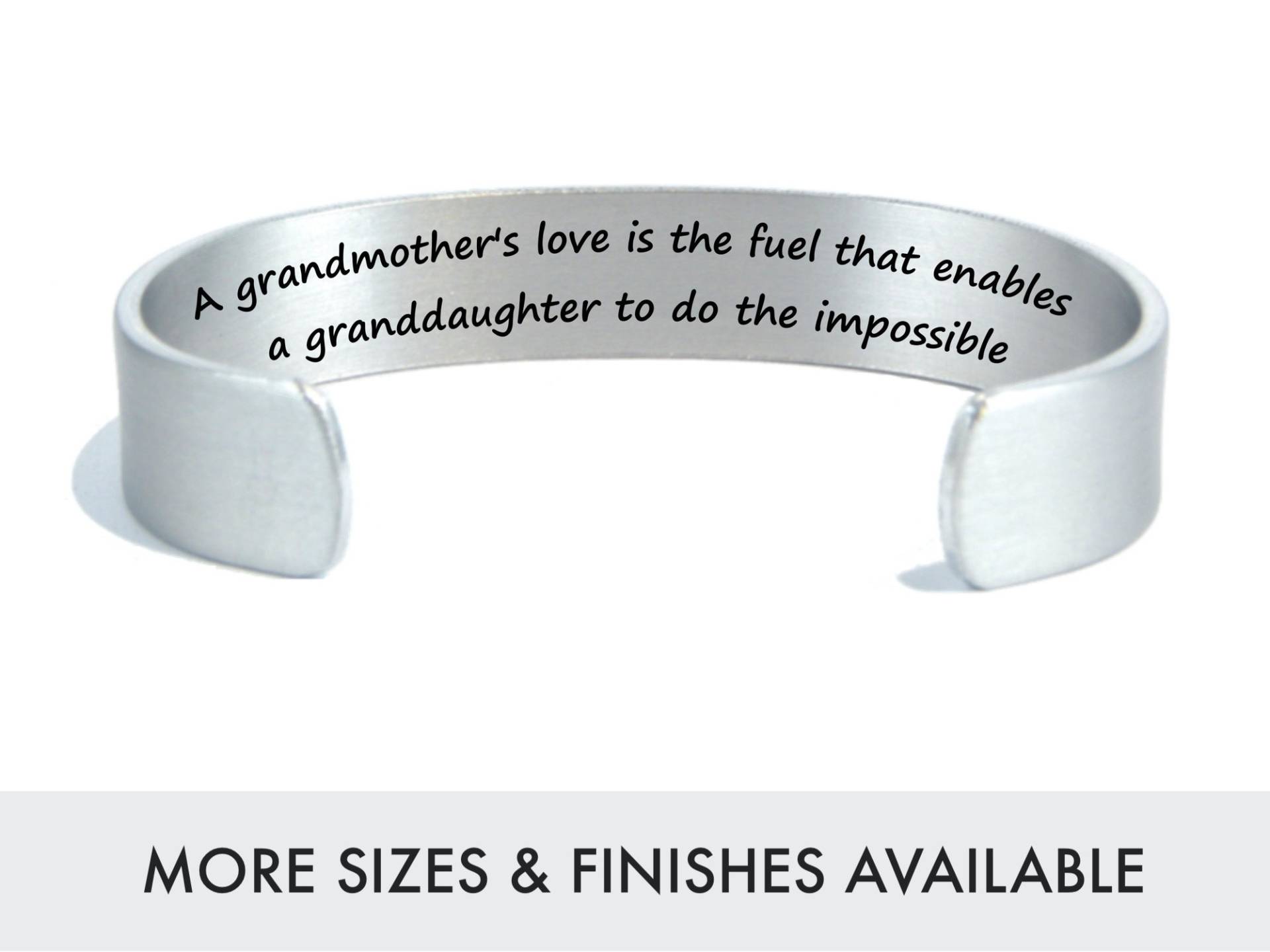 Enkelin Geschenk | Die Liebe Einer Großmutter Ist Der Stoff, Eine Ermöglicht, Das Unmögliche Zu Tun Versteckte Nachricht Silber Armband Enkelin Geschenk | Die Liebe Einer Großmutter Ist Der Stoff, Eine Ermöglicht, Das Unmögliche Zu Tun Versteckte Nachricht Silber Armband von DandLDesigns4U