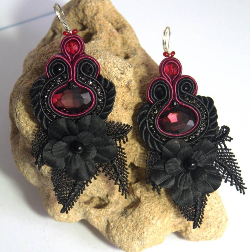 Elegant Soutache Ohrringe von DandaArtBijoux