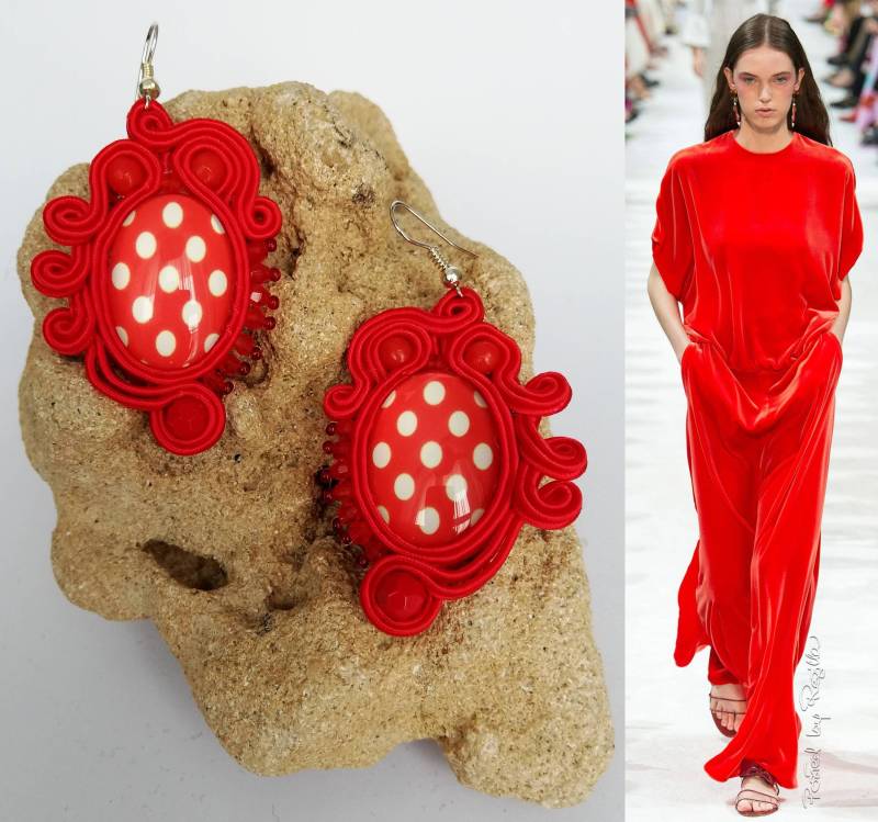 Tollsten Einzigartigen Ohrringe Mit Blumenmotiv von DandaArtBijoux